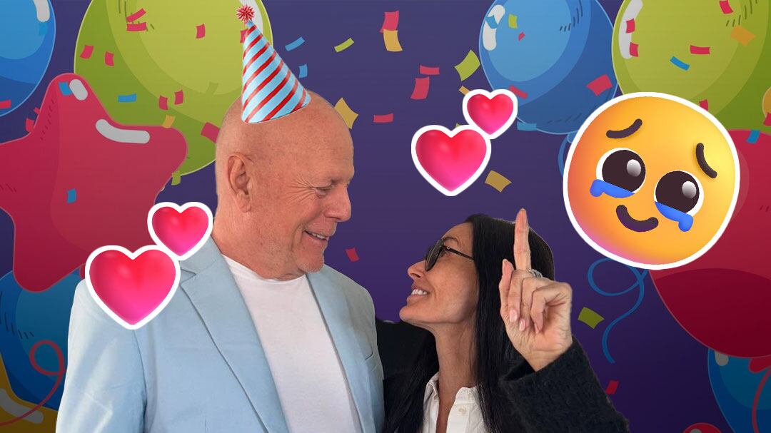 FOTO: Bruce Willis y Demi Moore celebran el cumpleaños 70 del actor
