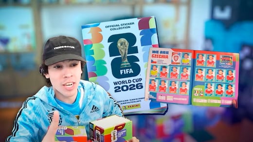 Spreen lo logró en un día: completó el álbum Panini del Mundial 2026