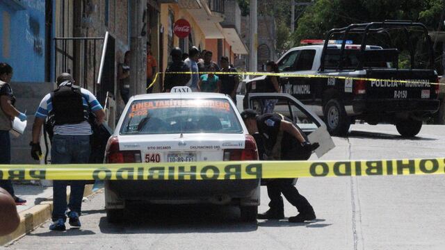 Taxista asesinado en Guerrero. Alerta de EU.