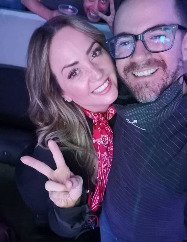 Mauricio Mancera y Andrea Legarreta