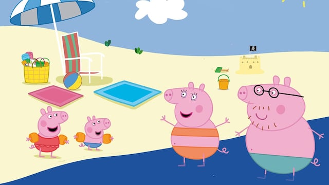 Dibujos de George, el hermano de Peppa Pig con temática de playa: 7 plantillas bonitas para imprimir y colorear