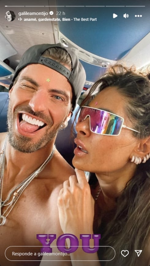 Galilea Montijo e Isaac Moreno