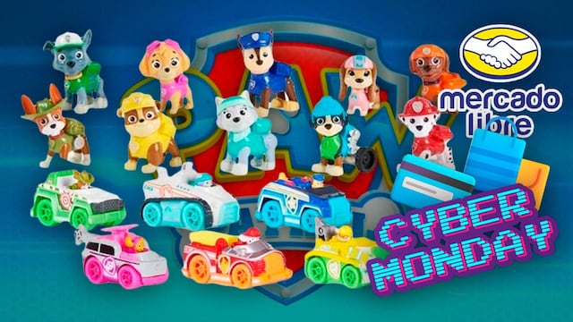 5 juguetes de Paw Patrol a precio en oferta que comprar en Cyber Monday de Mercado Libre