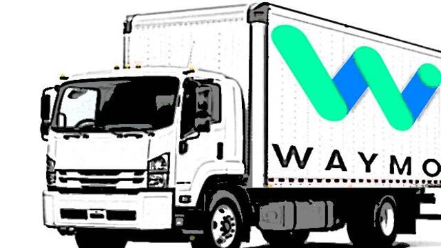 Concepto de camión de carga Waymo.