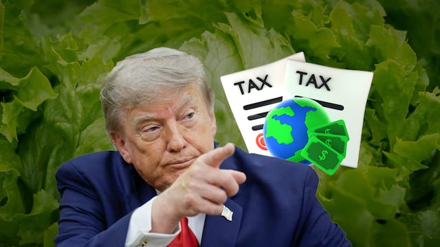 Trump amaga con aranceles a México por lechugas contaminados