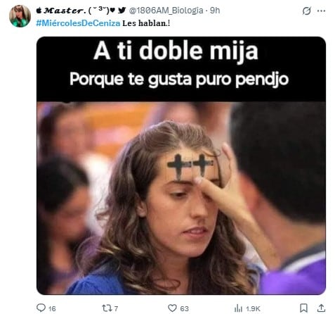 Memes por el miércoles de ceniza