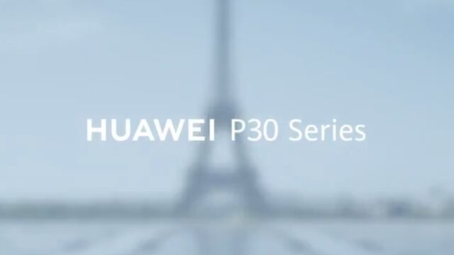 Anuncio del Huawei P30.