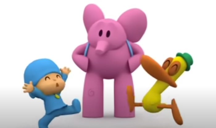 Pocoyó y Pato se reconcilian