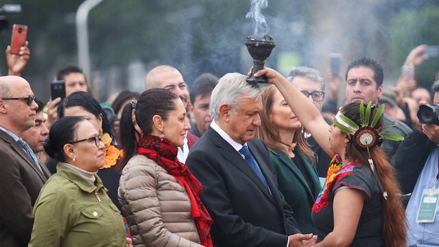 AMLO festeja Día de Muertos en la Ciudad de México junto a la Jefa de Gobierno, Claudia Sheinbaum