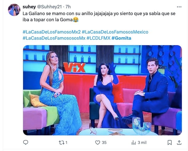 Los memes de Gomita tras ser eliminada de La Casa de los Famosos 2024 incluyen Moana 2 y a Cecilia Galliano