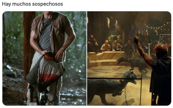 Memes del dinosaurio robado de Perisur del Jurassic World: The Exhibition