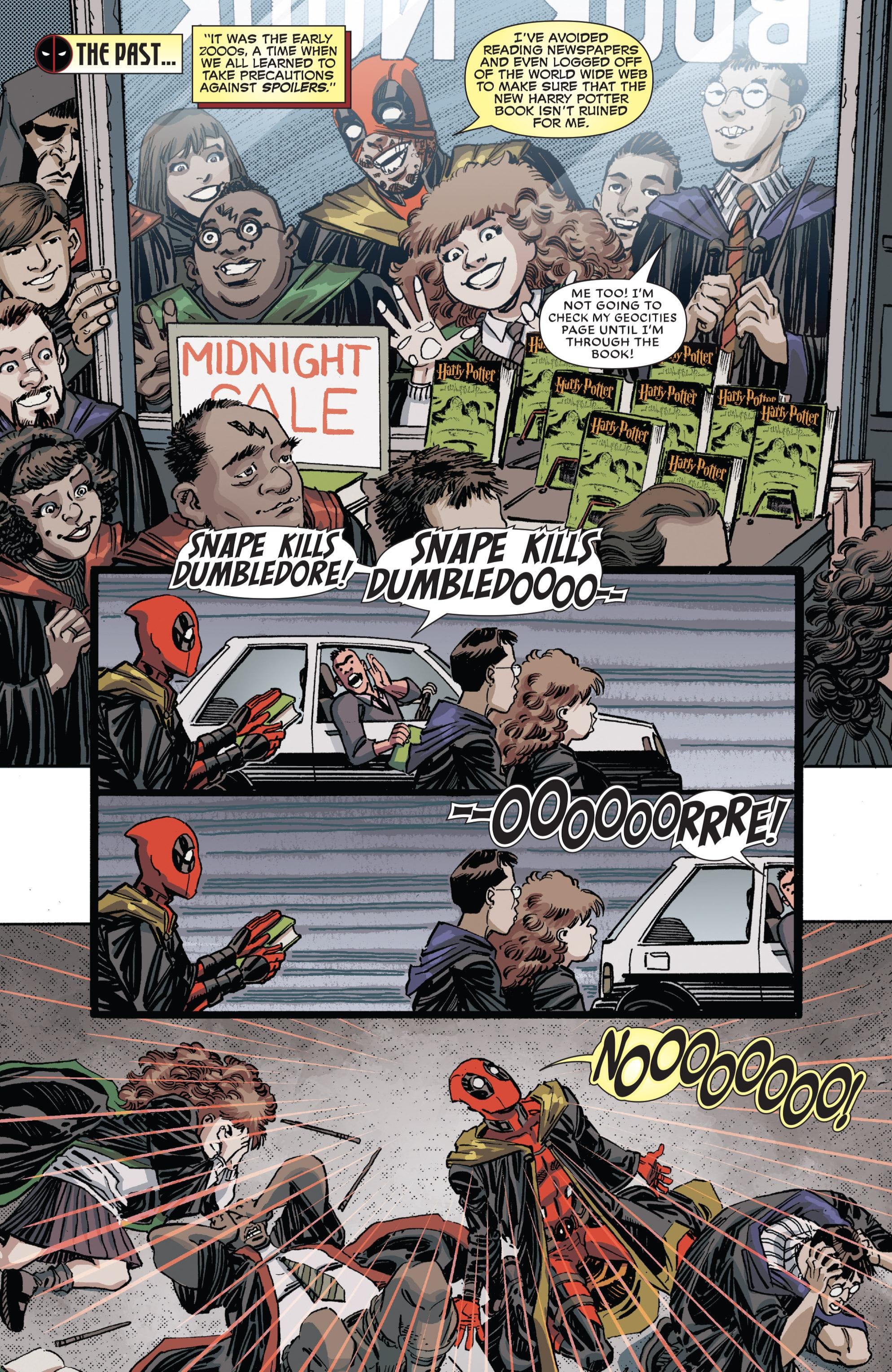 Harry Potter es canon en Marvel en el cómic de Deadpool #33 Volumen 3 del 2014