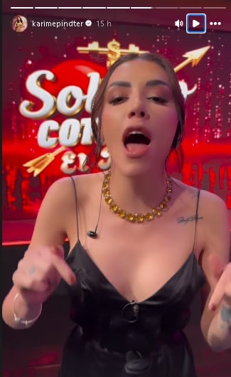 Karime Pindter va a Soltero Cotizado, el programa de Nicola Porcella.