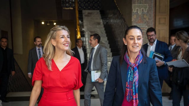 Yolanda Díaz apoya a Claudia Sheinbaum tras respuesta a Cayetana Álvarez