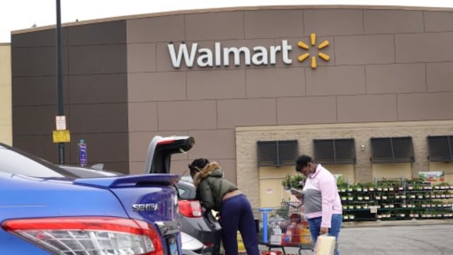 Compradores en Walmart