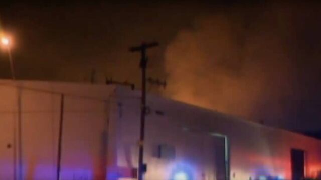 Incendio en Parque Industrial San Nicolás