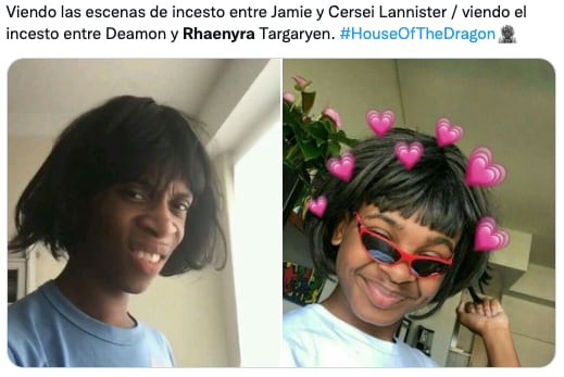 Memes de The House of Dragon de Daemon y Rhaenyra