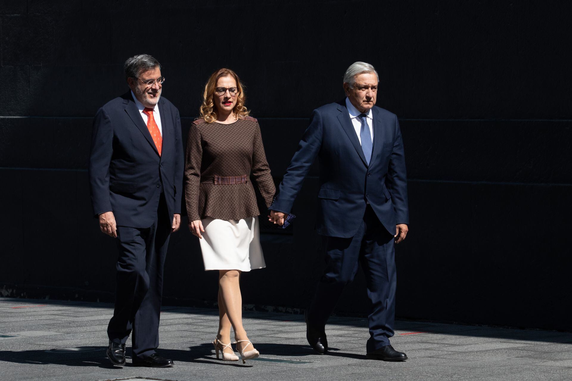 Julio Scherer, Beatriz Gutiérrez y AMLO