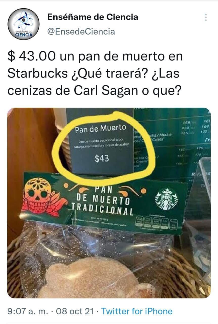 Publicación de Twitter