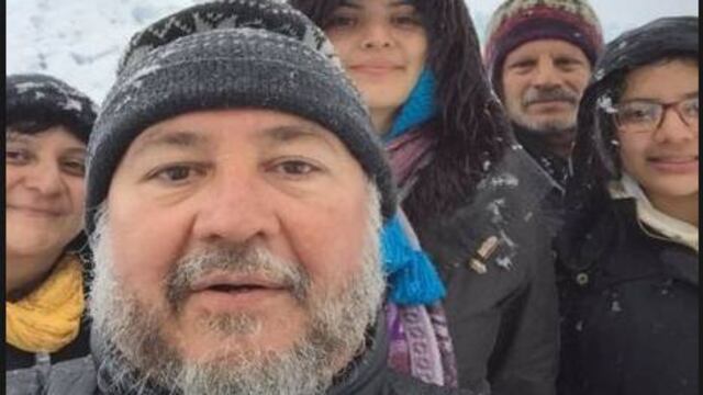 Gerardo Fernández Noroña en su polémico viaje a Argentina