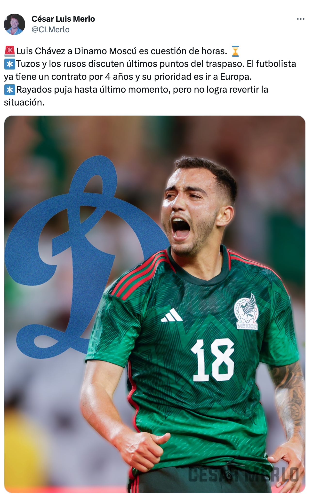 Luis Chávez a Rusia