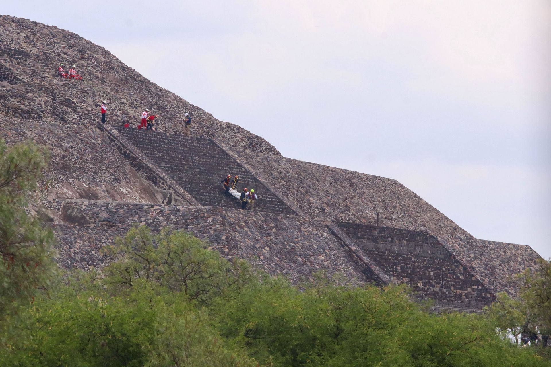 Balacera en Teotihuacán