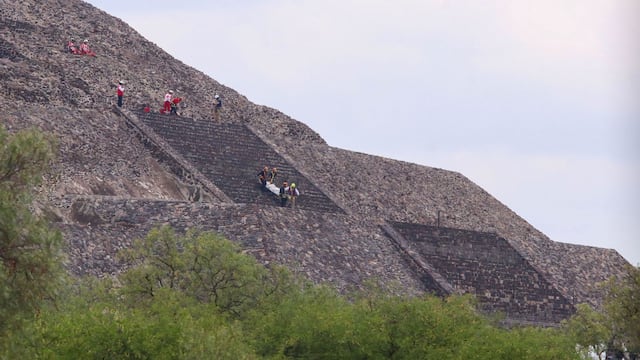 Balacera en Teotihuacán