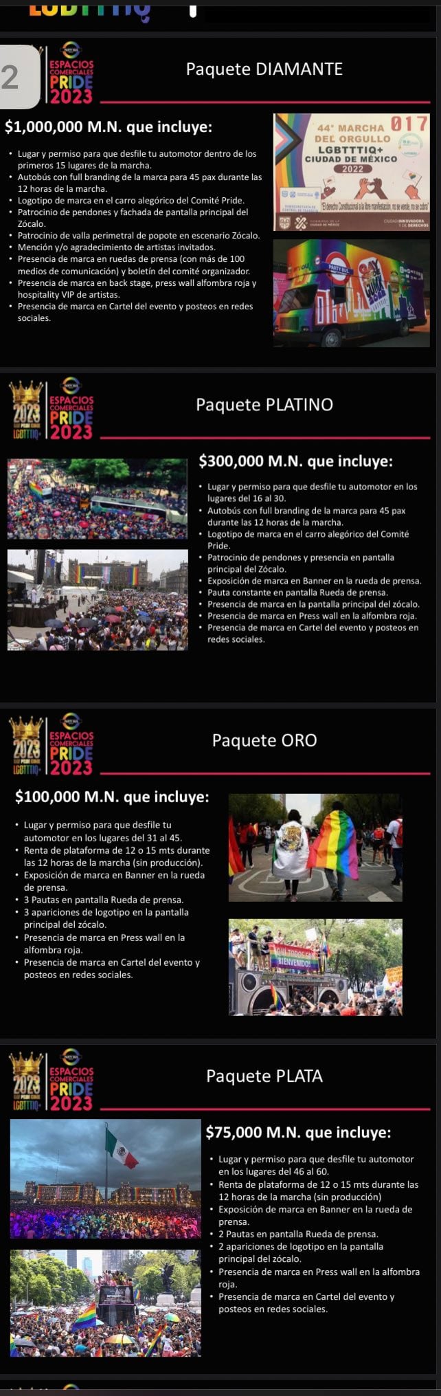 Comité Gay Pride estaría cobrando a automores por la Marcha LGBT2023 en CDMX.