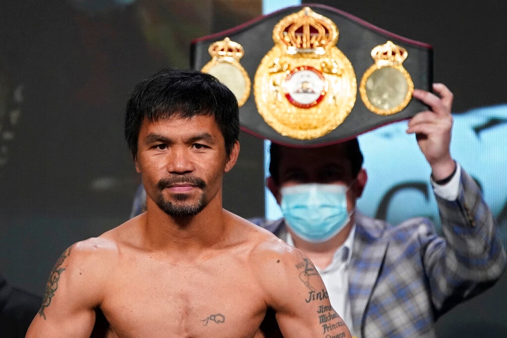 Manny Pacquiao, boxeador. (pelea agosto 2021)