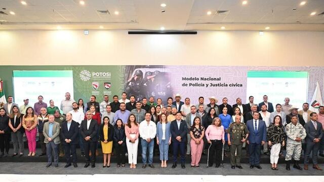 Ricardo Gallardo presentó el Modelo Nacional de Policía y Justicia Cívica
