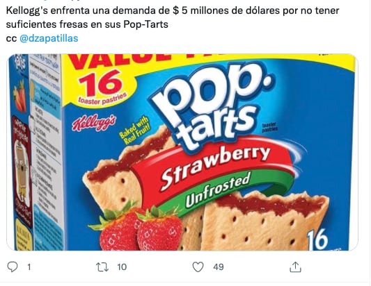 Pop Tarts galletas Kellogg's