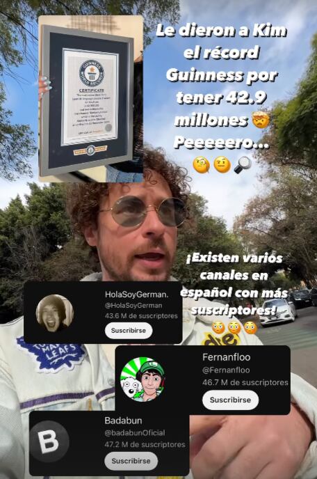 Luisito Comunica explica por qué no debieron darle un Récord Guinness a Kimberly Loaiza