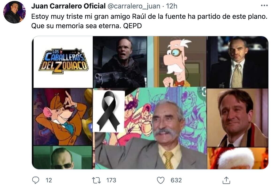 Juan Carralero despide a Raúl de la Fuente