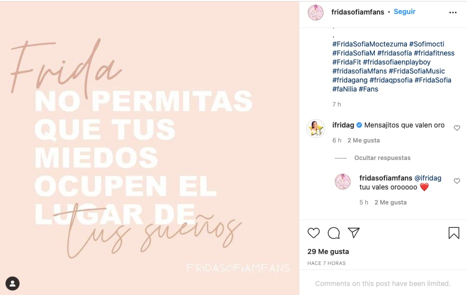 Frida Sofía Fans