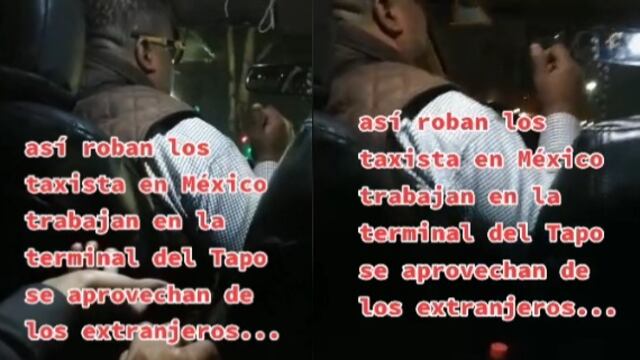Taxista cobrando más de 2 mil pesos a extranjeros