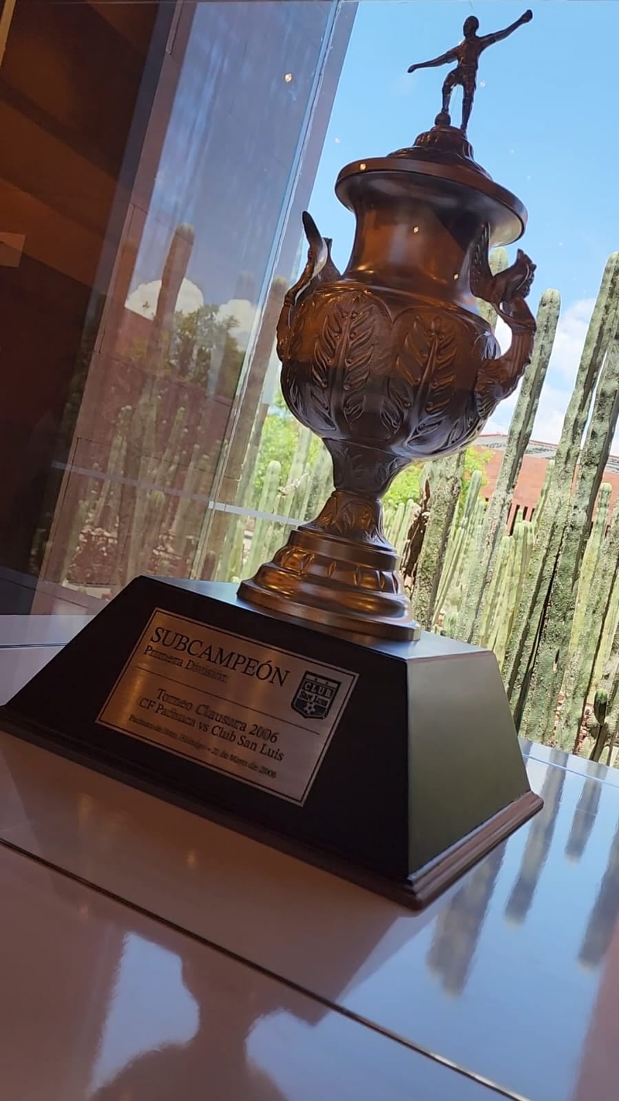 La exposición Futbol Con-ciencia, impulsada por el Gobierno de San Luis Potosí, permanecerá abierta hasta el 19 de agosto en el Museo Laberinto de las Ciencias y las Artes.