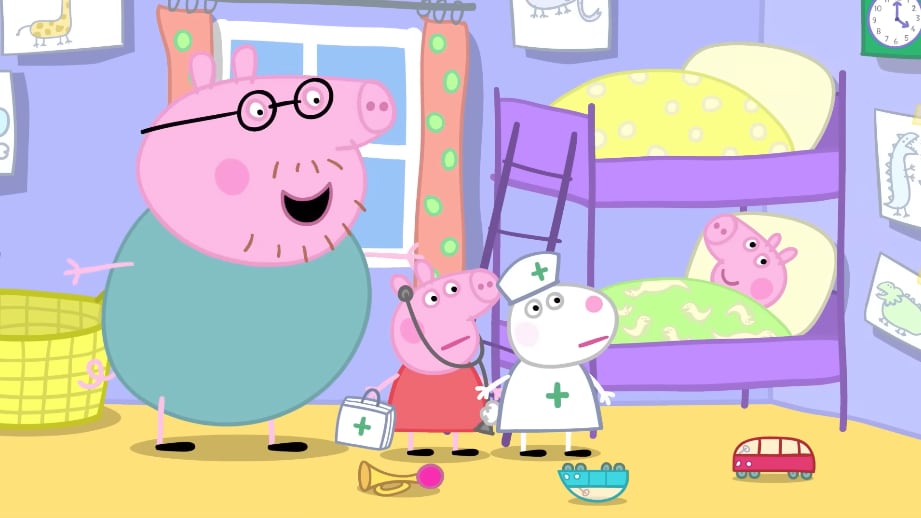 Peppa Pig y Suzy Oveja por el Día de Galentine
