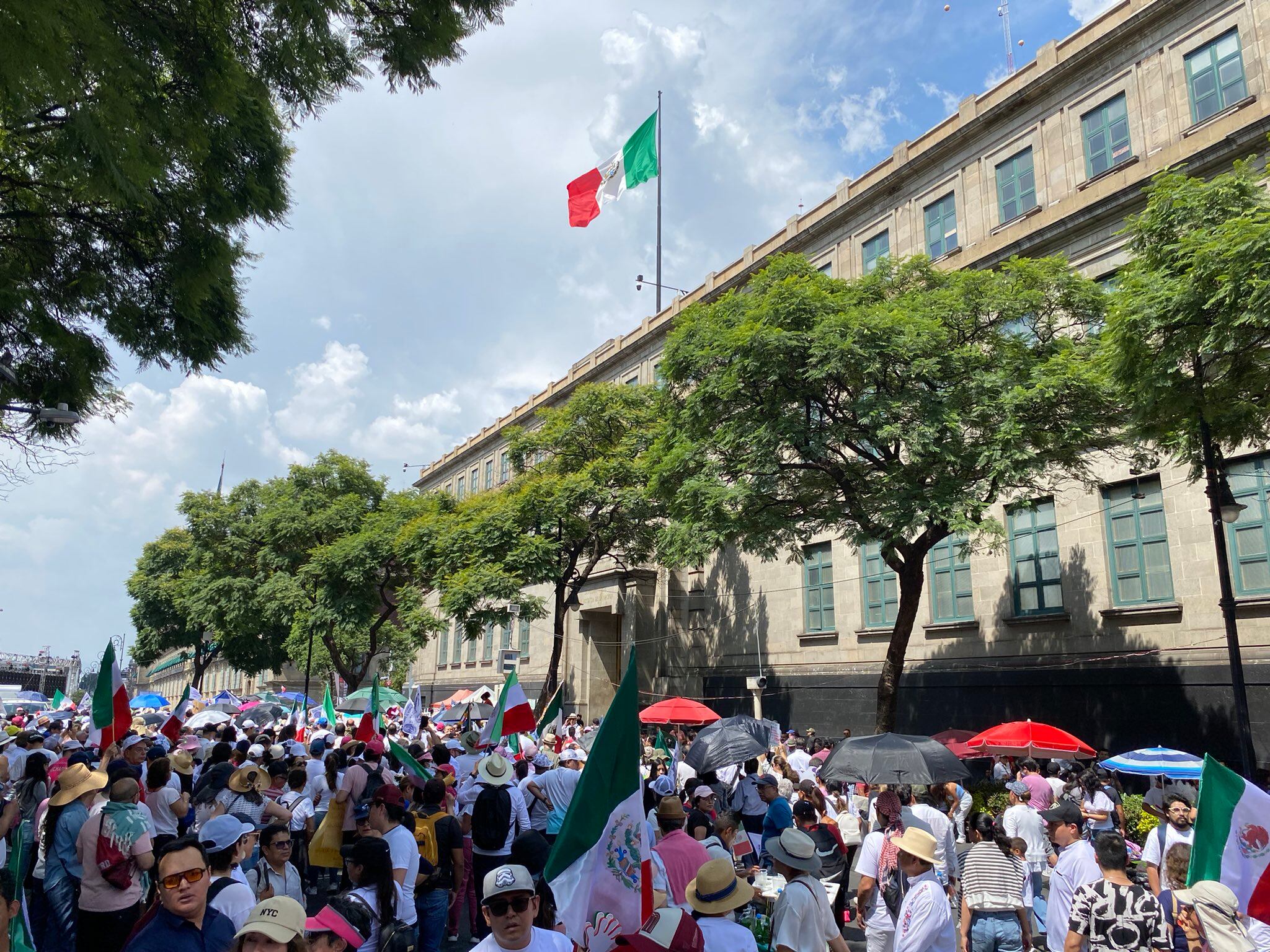 Marcha contra la reforma al Poder Judicial hoy 25 de agosto de 2024