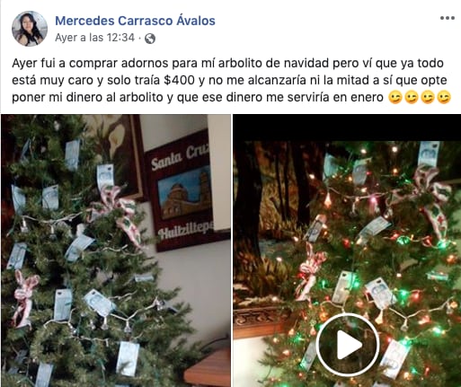 ¡La navidad está muy cara!