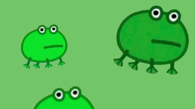 Peppa Pig: dibujos rana