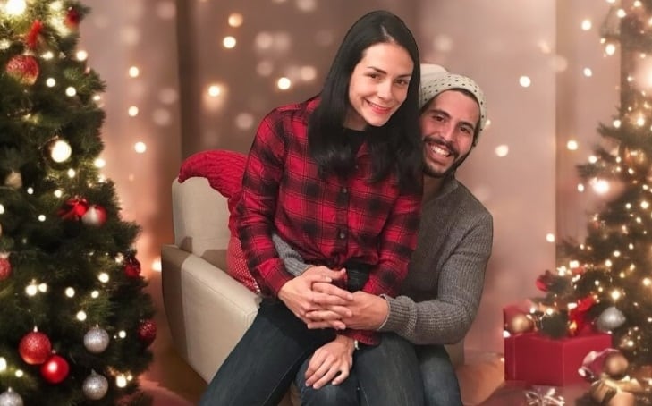 Carmen Baqué y su pareja, Miguel Ponton