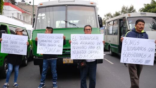Transportistas prevén megamarcha en la CDMX el 17 de septiembre