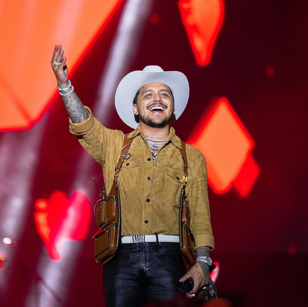 Christian Nodal en concierto