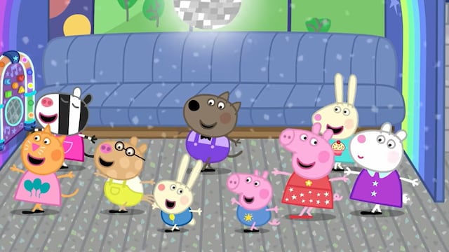 Peppa Pig baila en el autobús