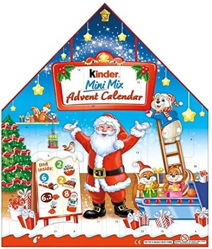 Calendario de Adviento Huevo Kinder casita