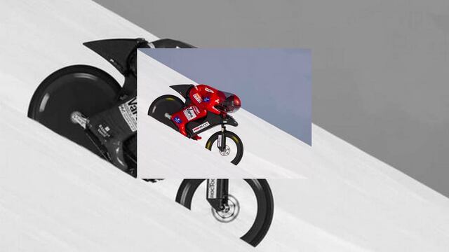 VIDEO: 223 Km/h es el récord de velocidad con una bicicleta de montaña