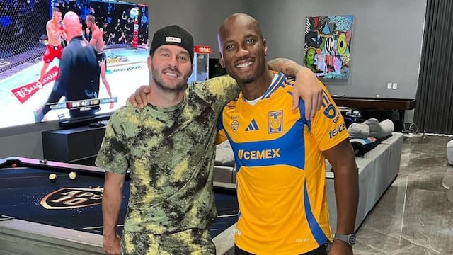 Gignac y Didier Drogba.