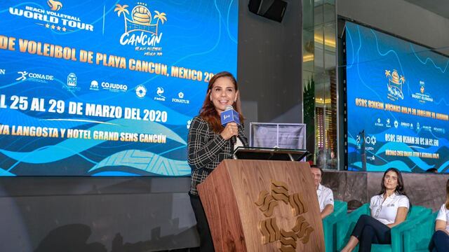 Mara Lezama. Cancún sede del tour mundial de voleibol.