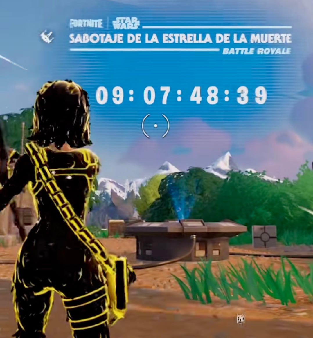 Star Wars Fortnite: Cuenta regresiva Sabotaje de la Estrella de la Muerte