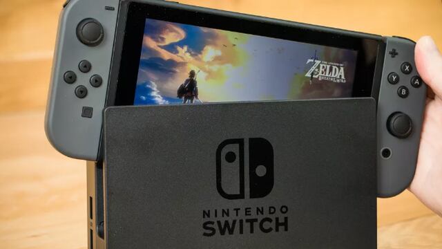 Nintendo Switch con The Legend of Zelda
